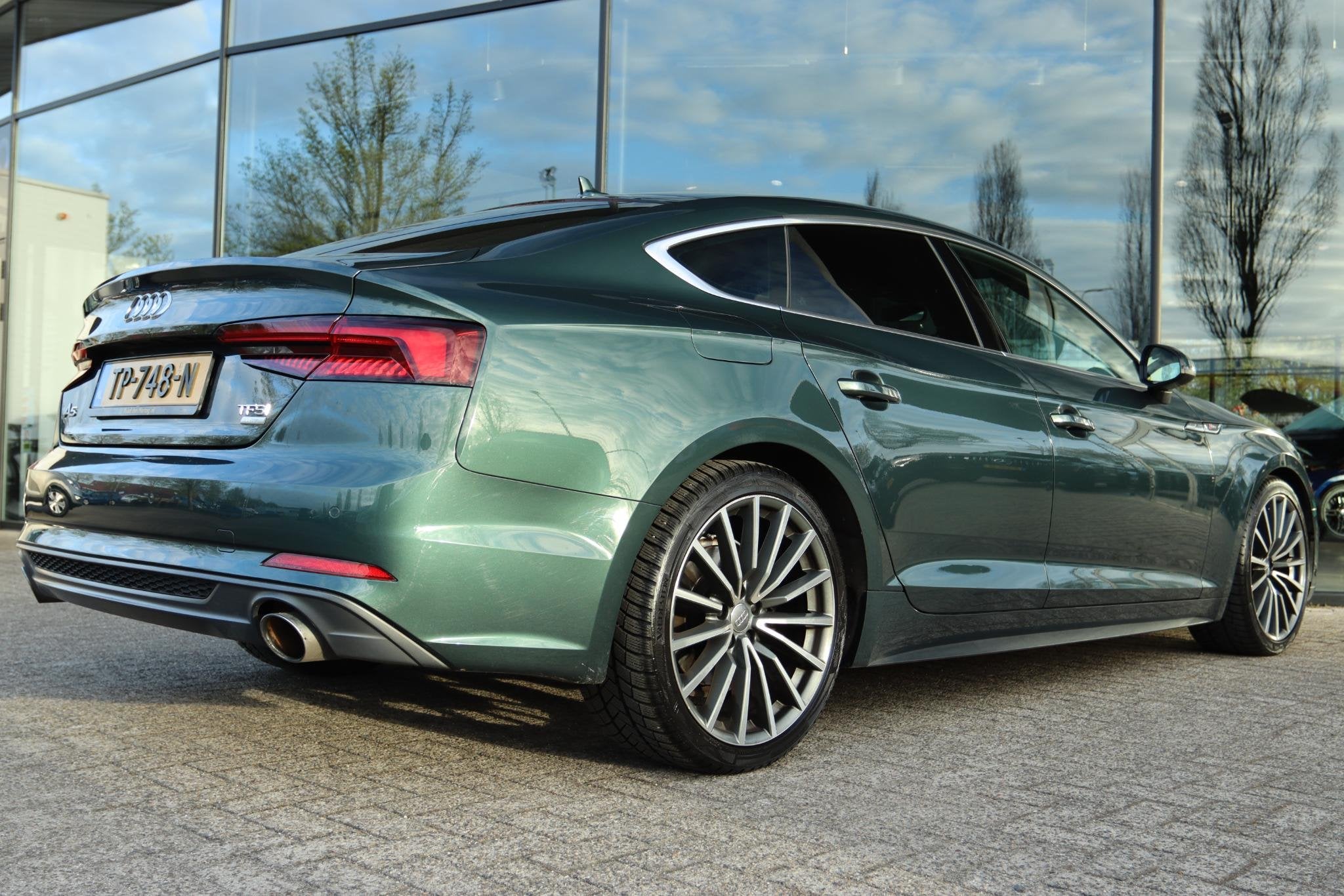 AUDI A5 SPORTBACK 2.0 TFSI MHEV SPORT S-LINE EDITION 3x S-LI, Gebruikt, 1984 cc, Leder en Stof, Origineel Nederlands