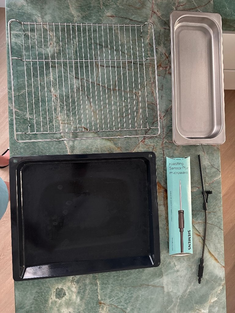 accessoires voor de Siemens Studioline stoomoven/magnetron, Ophalen, Combi-oven, Inbouw, 55 tot 60 cm