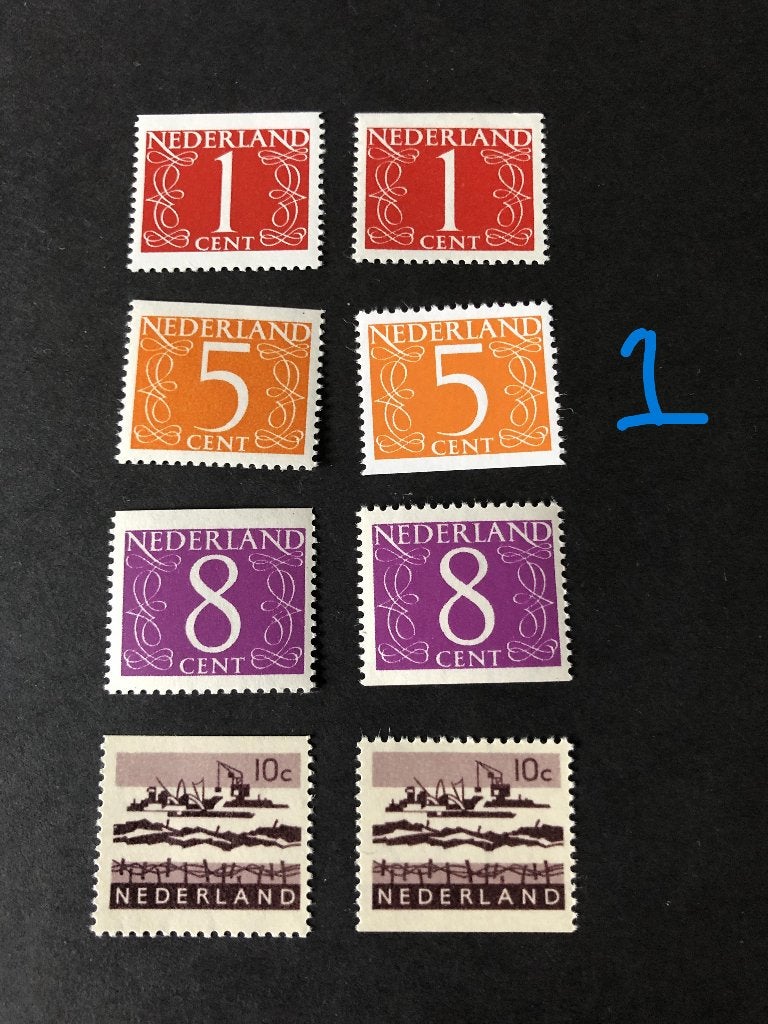 Nederland uit postzegelboekjes bieden per foto postfris, Ophalen of Verzenden, Na 1940, Postfris