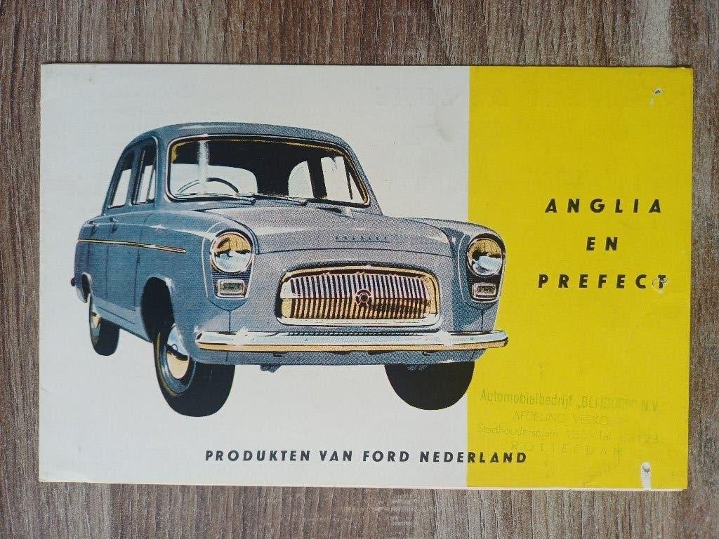 Oude Ford Anglia / Prefect brochure, Verzenden, Gelezen, Ford