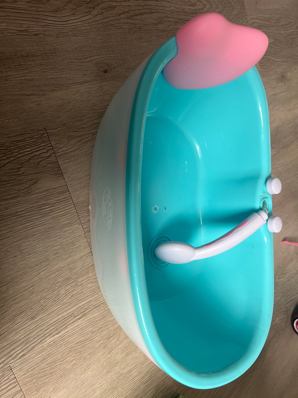 Baby born babybadje met badzitje en badkussen, Ophalen, Zo goed als nieuw