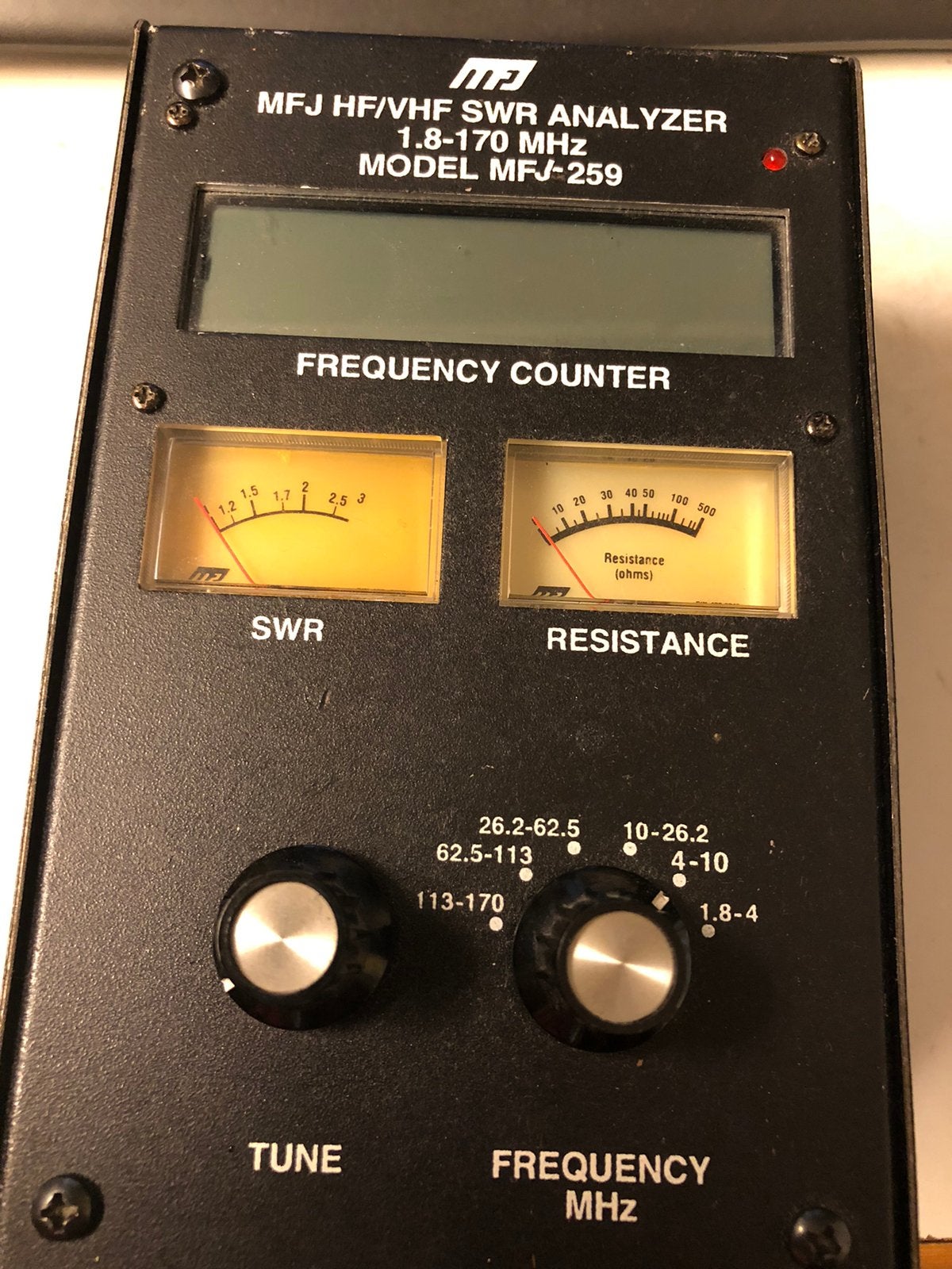 MFJ-259 antenne-analyzer, Ophalen of Verzenden, Gebruikt, Zender en Ontvanger