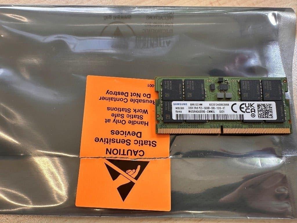 Originele HP 32 GB DDR5 5600 RAM SO-DIMM NIEUW, Computers en Software, RAM geheugen, 32 GB, Nieuw, Ophalen of Verzenden, DDR5