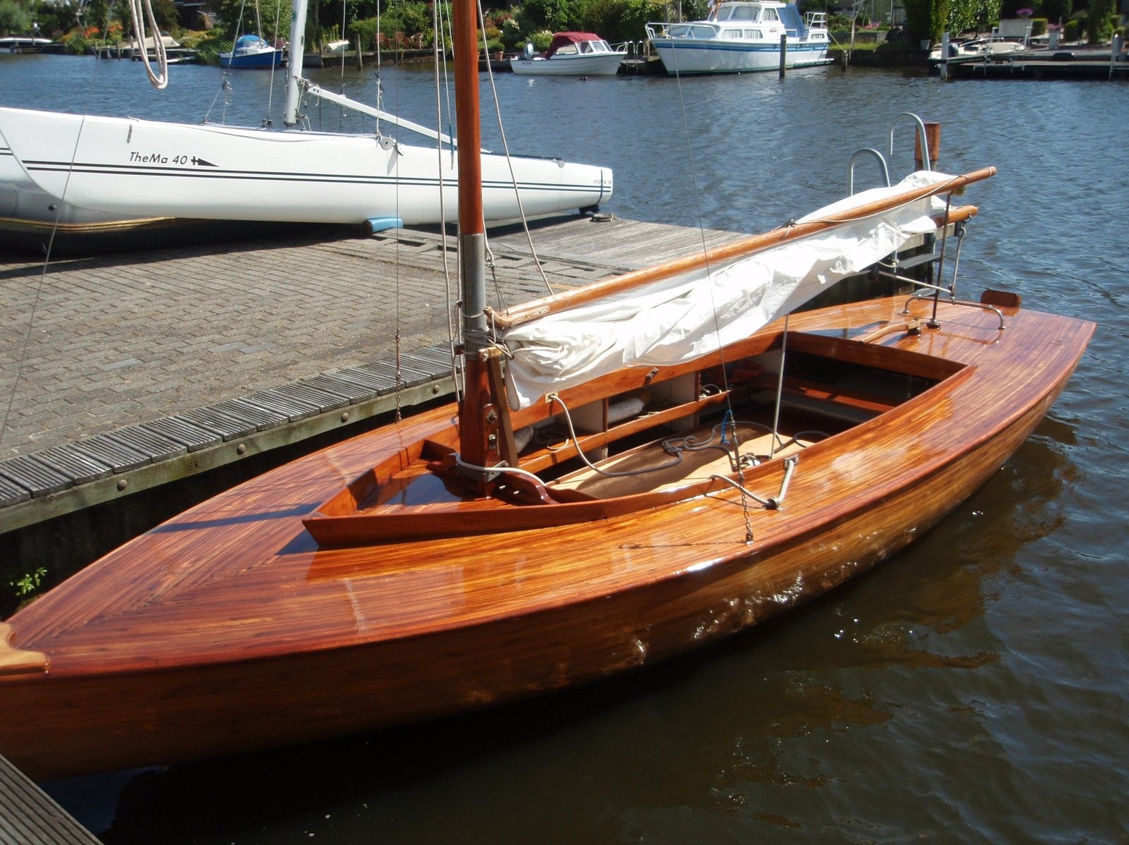 Te koop 16 kwadraat Bmer met afdektent, Watersport en Boten, Kajuitzeilboten en Zeiljachten, Ophalen, Overige merken, Gebruikt