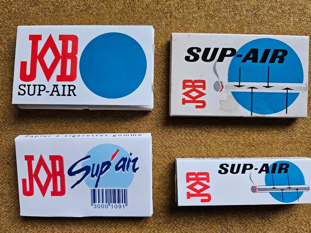 8 Pakjes vintage vloeitjes sigarettenpapier Job JOB, Ophalen of Verzenden