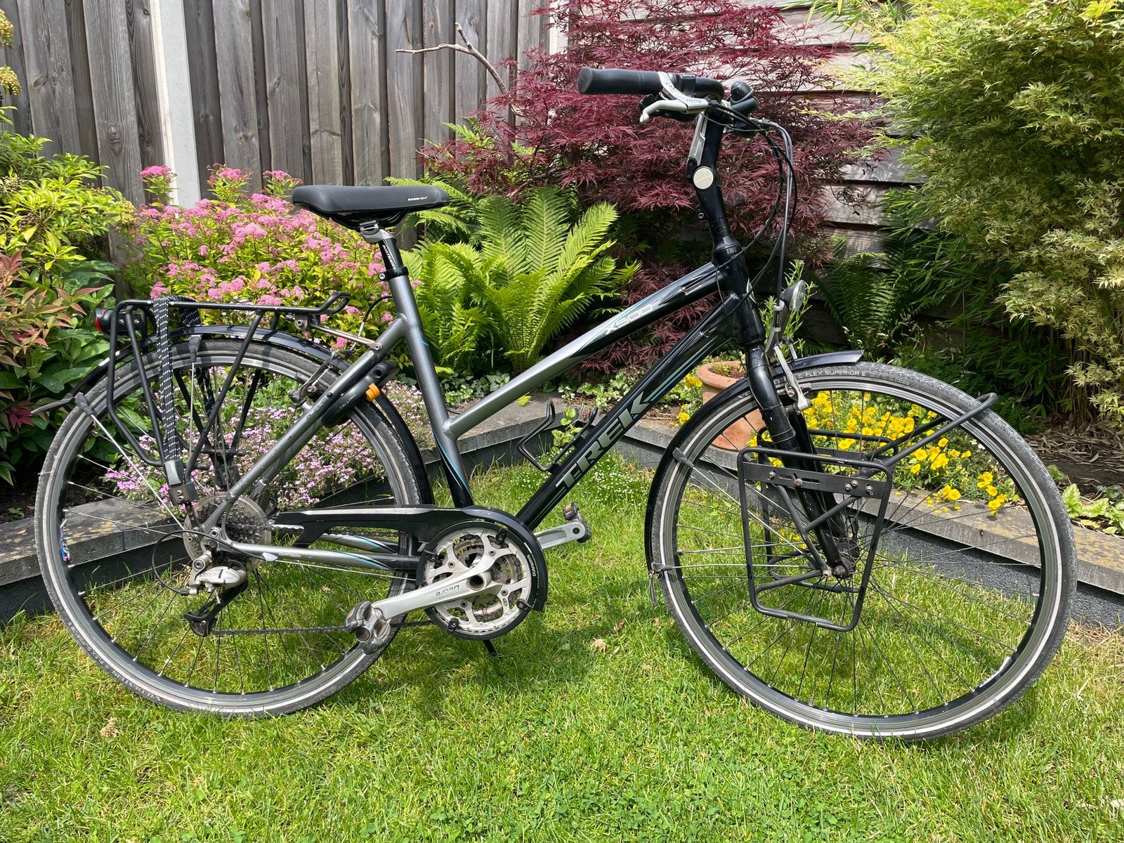 Trek X-500, framemaat 55 cm, ideaal voor fietsvakanties, Fietsen en Brommers, 28 inch, Velgrem, Meer dan 20 versnellingen, Ophalen
