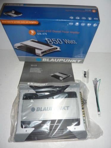 Blaupunkt GTA 475 Versterker - 850 Watt 4/3/2 Kanaals, Overige merken, Overige systemen, Nieuw, Ophalen of Verzenden