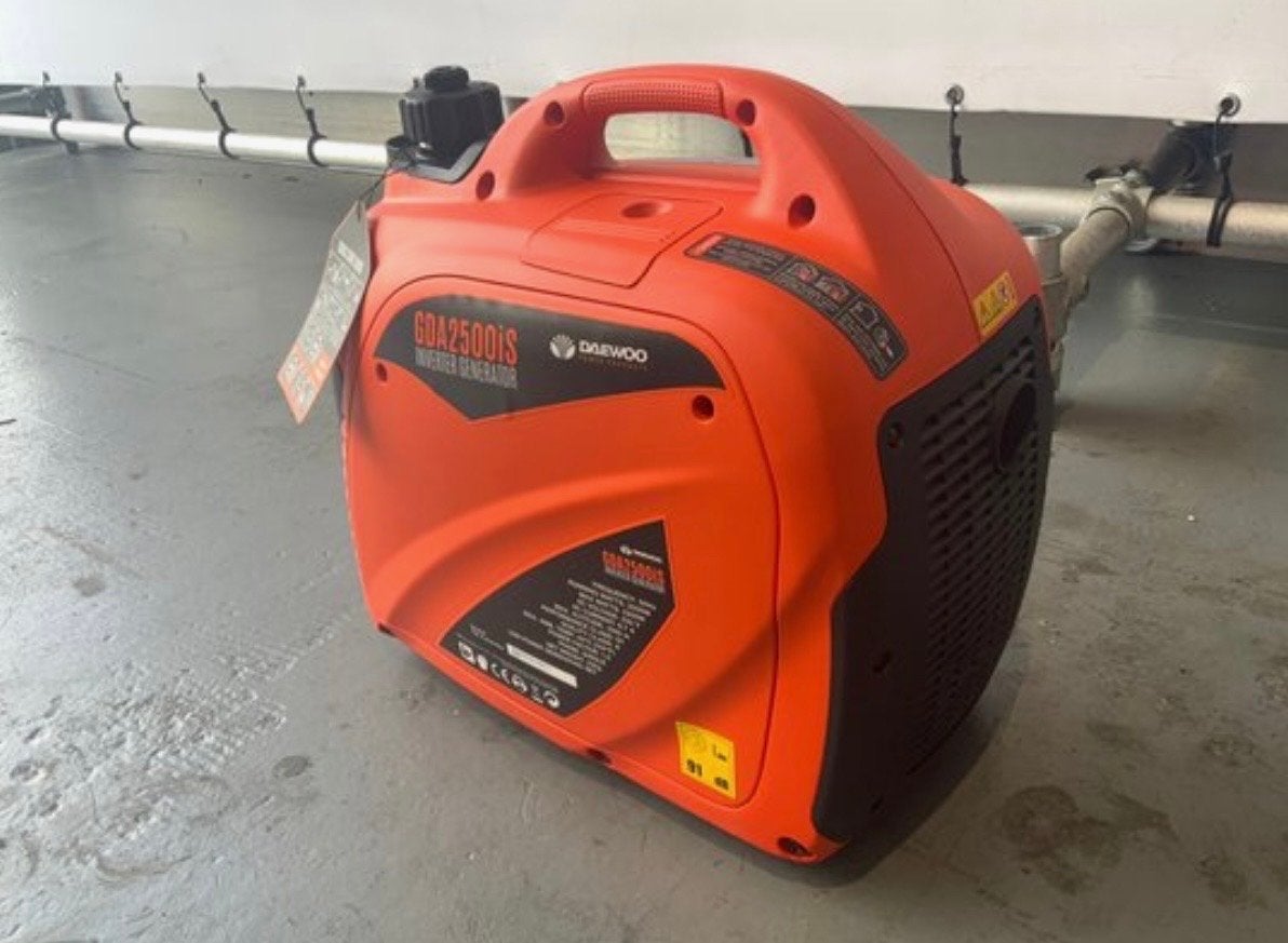 NIEUWE Daewoo GDA2500iS Inverter Noodstroom Generator, Elektrisch startend, Nieuw, Minder dan 5 kVA, Verzenden