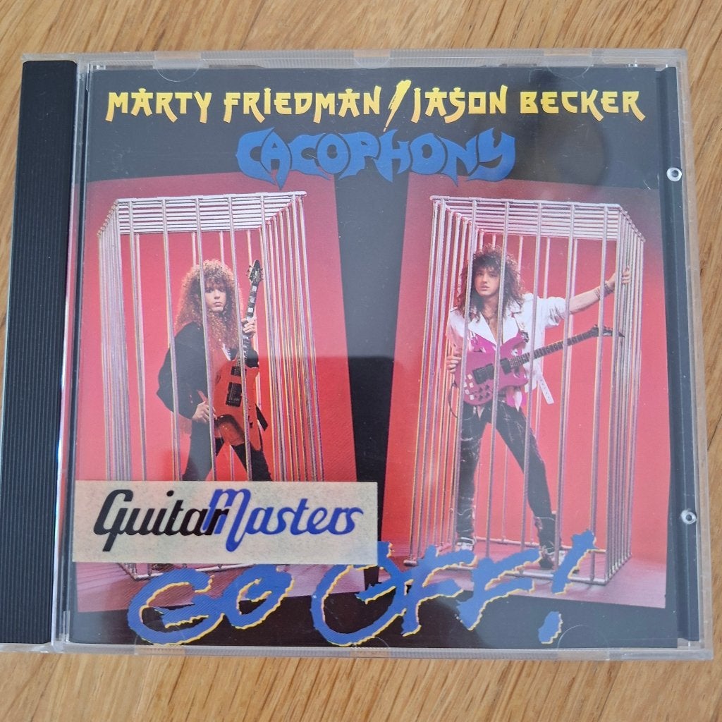 CD Marty Friedman / Jason Becker, Cacophony – Go Off!, Ophalen of Verzenden, Zo goed als nieuw