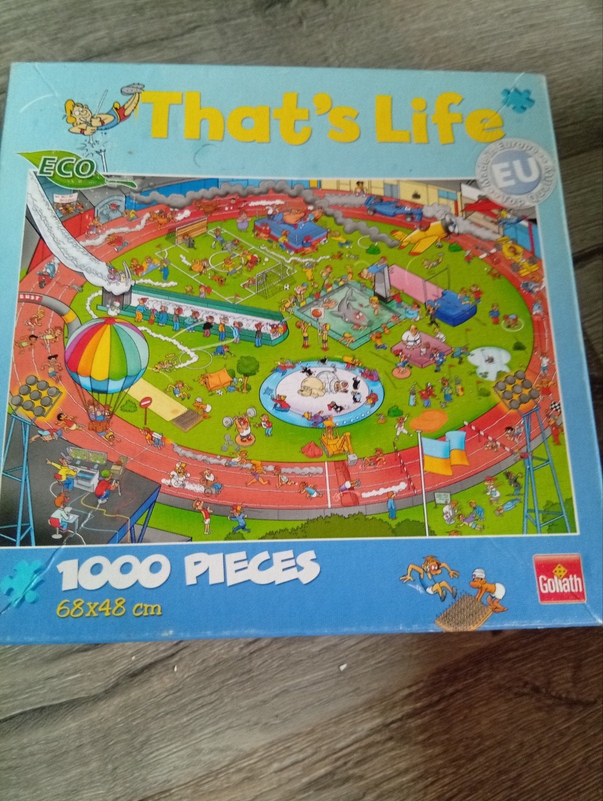 3 Goliath That's Life Puzzel 1000 stukjes, Ophalen, Meer dan 50 stukjes, Zo goed als nieuw, 6 jaar of ouder