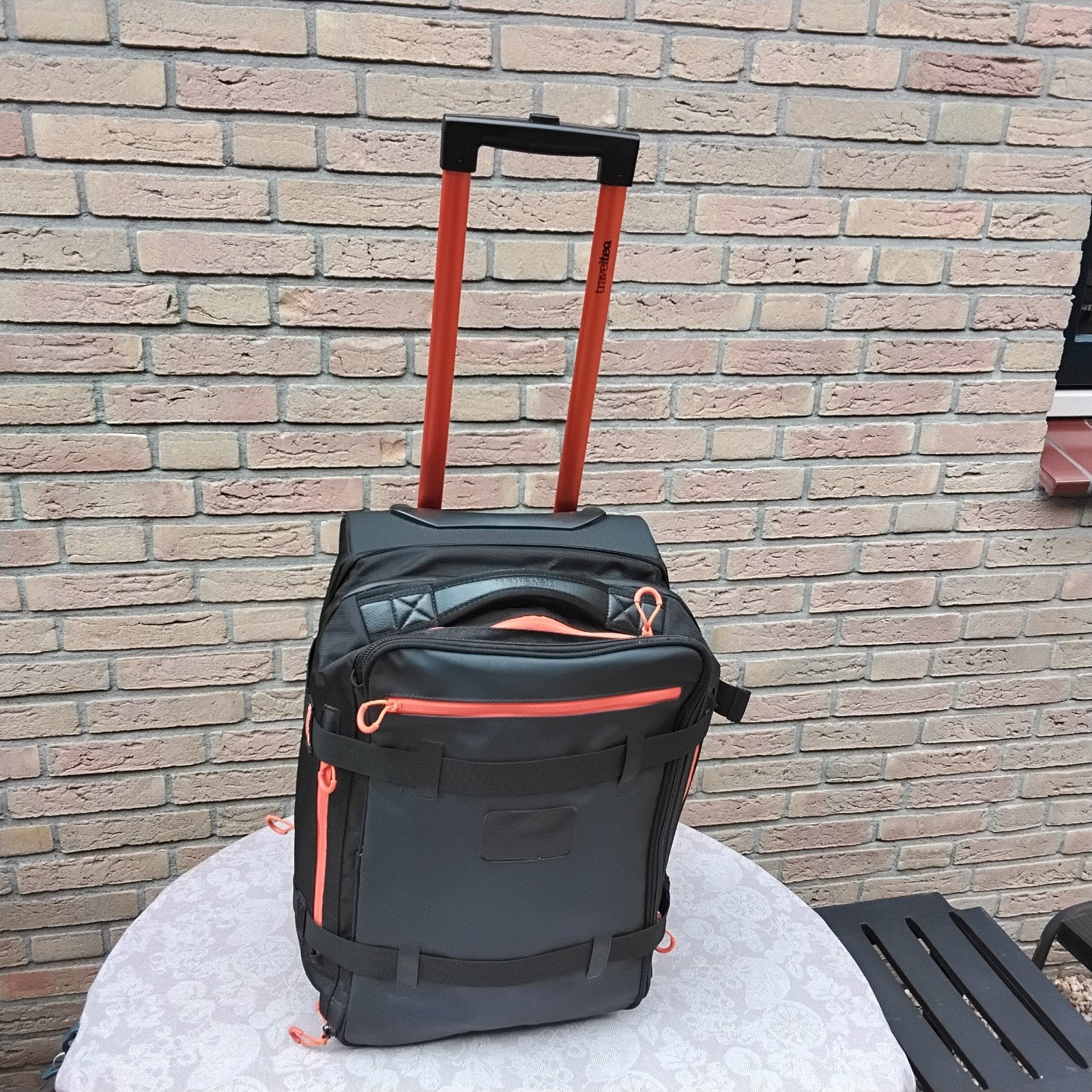 Zeer solide reiskoffer / reistas / trolley 55x35x40, Ophalen of Verzenden, Zo goed als nieuw, Hard kunststof, 35 tot 45 cm