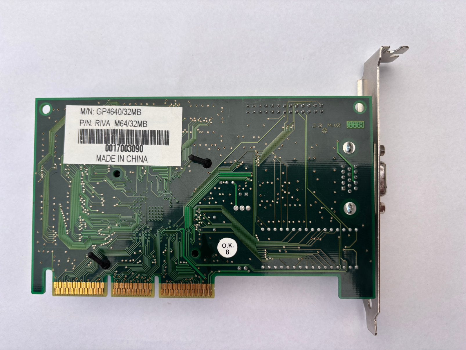 Nvidia RIVA M64 TNT 32MB AGP videokaart, Ophalen