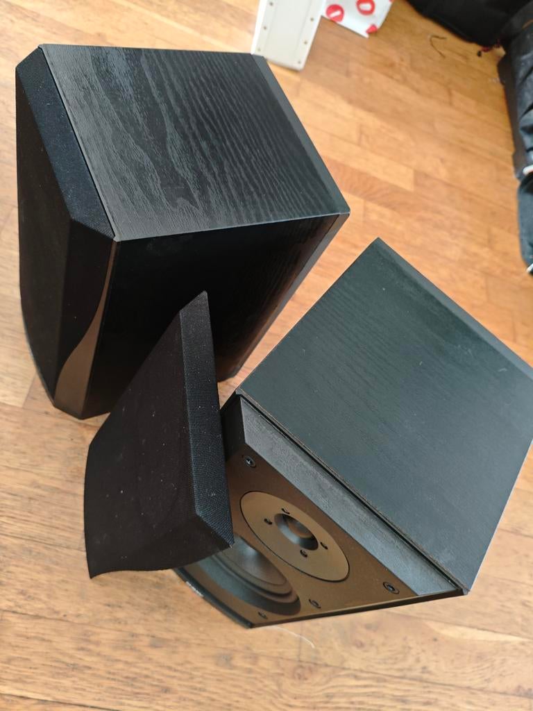 B&W DM303 boekenplank speakers, Gebruikt, Ophalen of Verzenden, 60 tot 120 watt, Bowers & Wilkins (B&W)