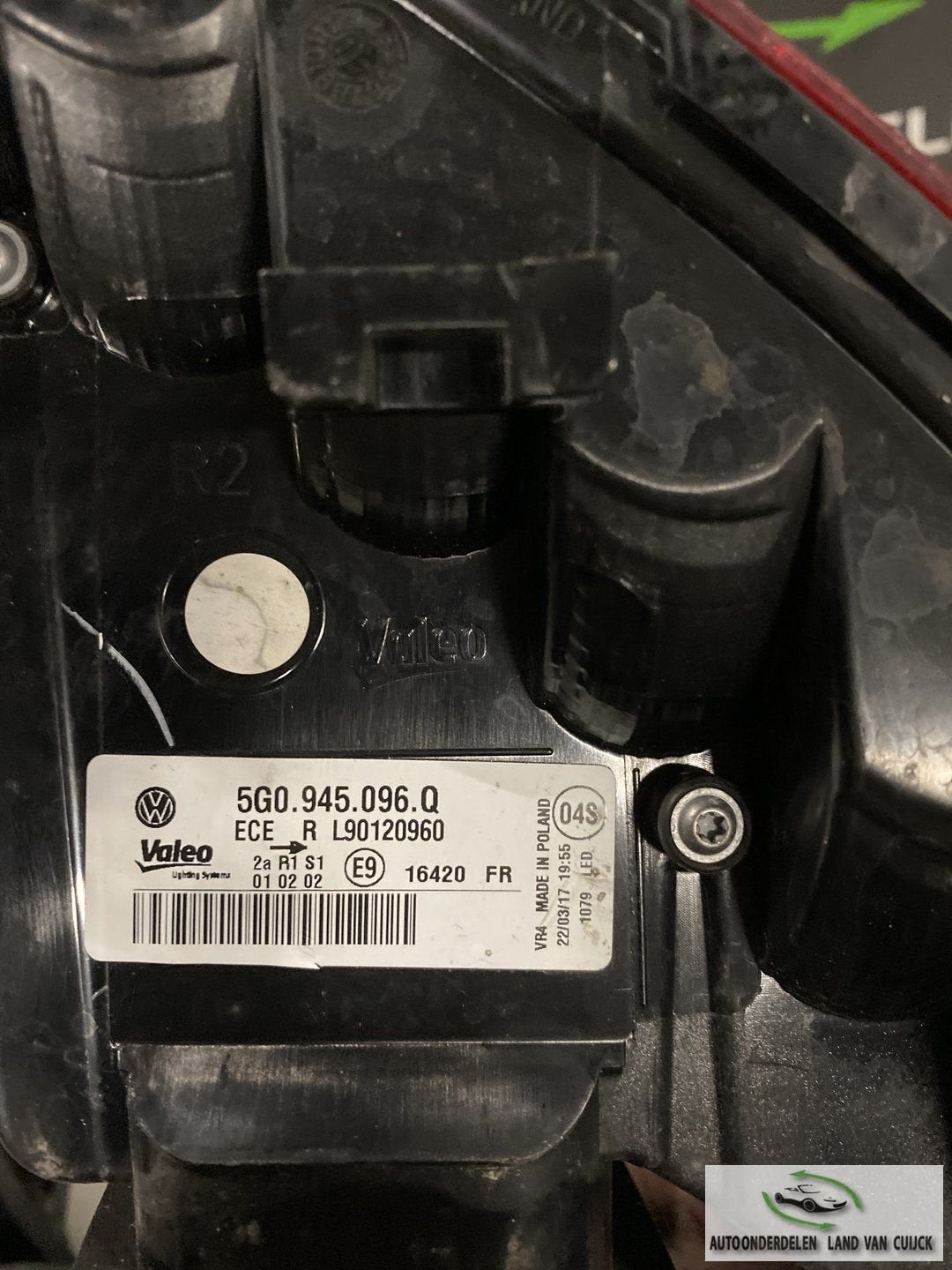 VW Golf VII 2017 R Line LED Achterlichten Set, Gebruikt, -, -, Ophalen of Verzenden