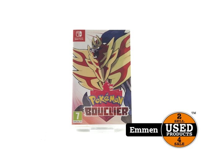 Nintendo Switch Game: Pokemon Shield, Nintendo, Zo goed als nieuw, Support@nintendo.com, 11-1 Hokotate-cho, Kamitoba, Minami-ku
Kyoto 601-8501
Japan