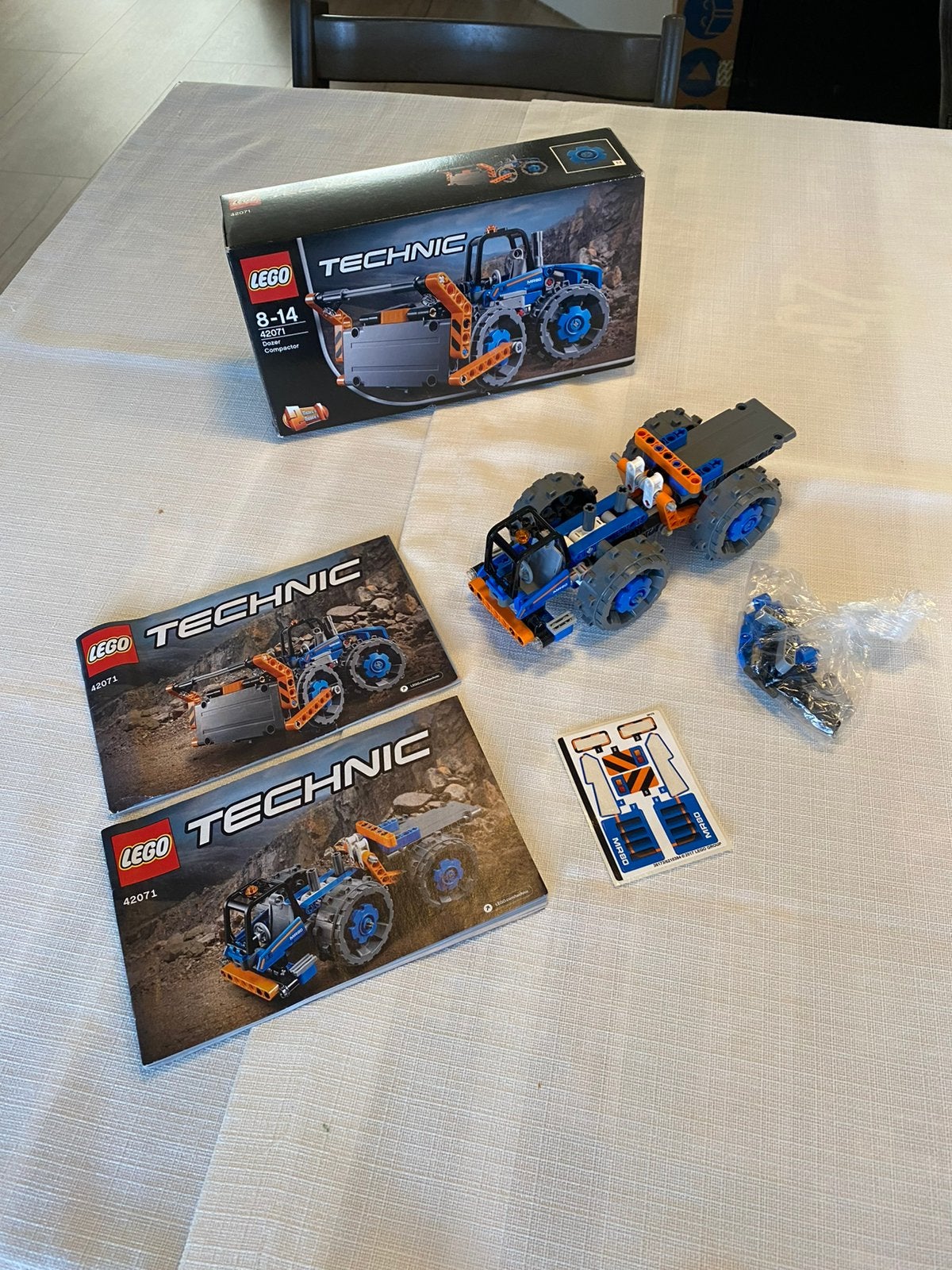 Lego 42071 Technic Dozer Compactor, Inclusief instructies, Gebruikt, Lego, Ophalen of Verzenden