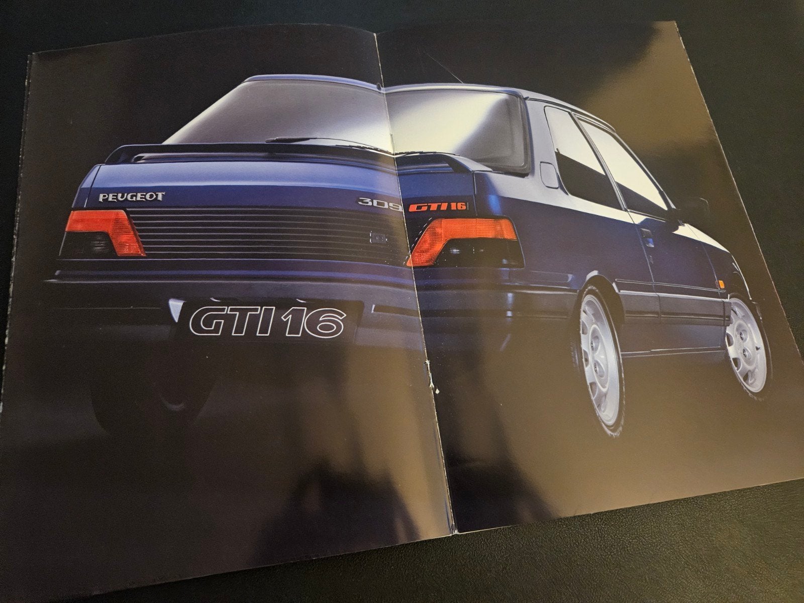 Brochure Peugeot 309 GTI 16 1992, Ophalen of Verzenden, Zo goed als nieuw, Peugeot