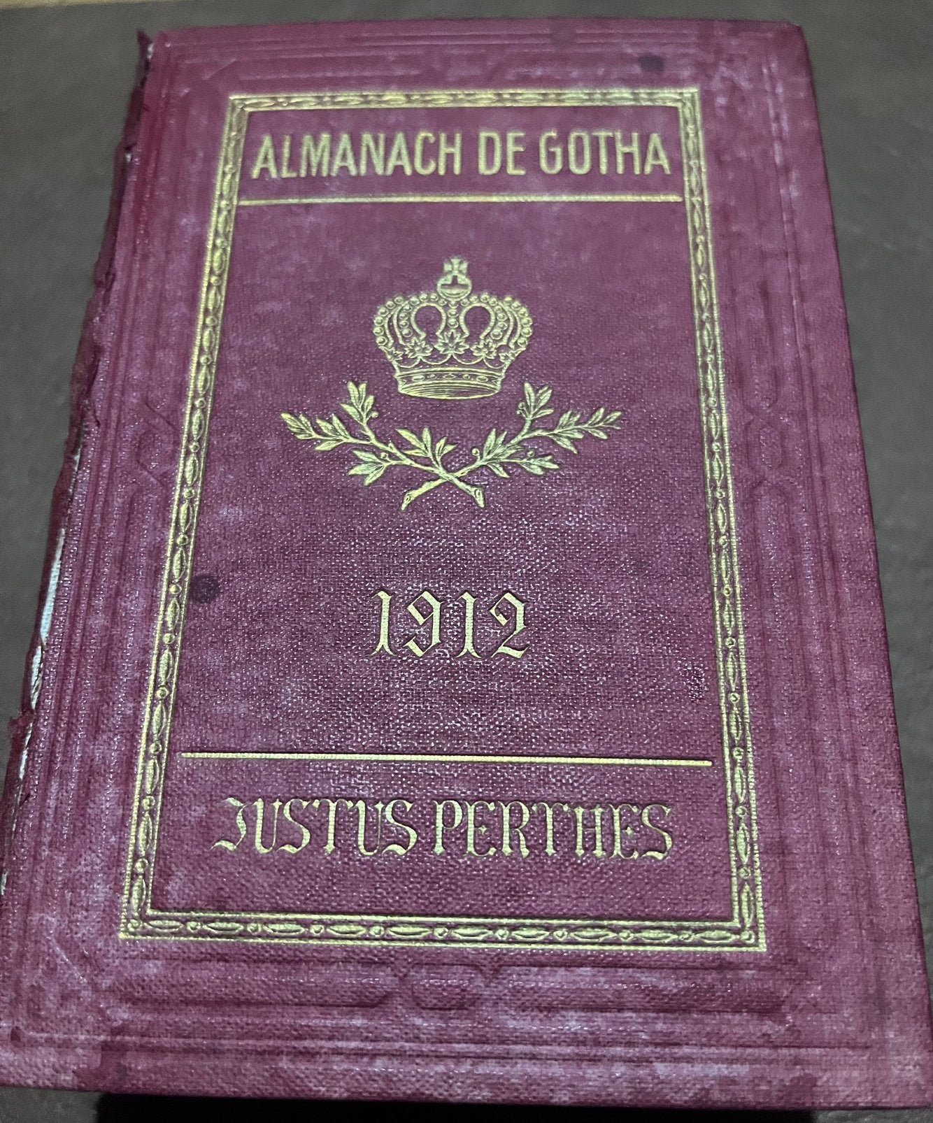 Antiek boek - Almanach De Gotha 1912 - Justus Perthes, Ophalen of Verzenden