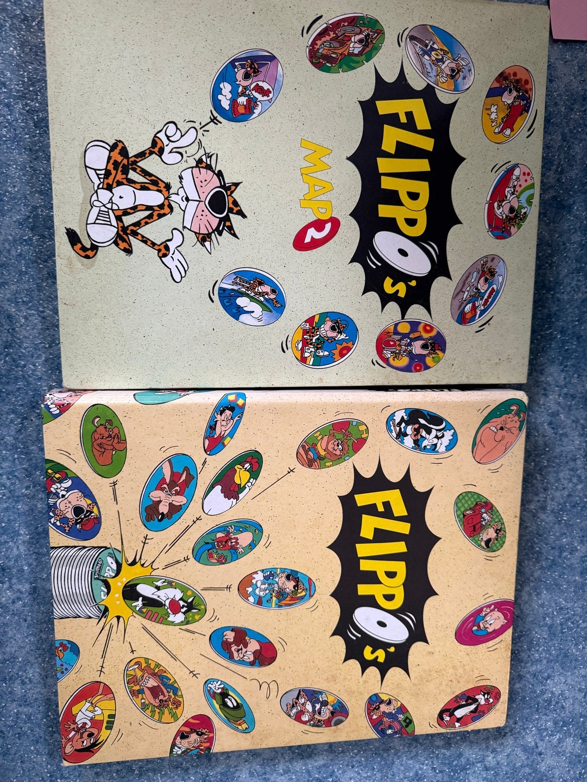 Flippo's map 1 & 2 - Looney Tunes collectie, Ophalen of Verzenden, Looney Tunes, Verzameling, Met verzamelmap(pen)
