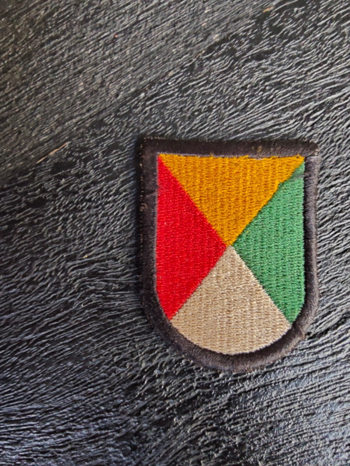 ARMY BERET FLASH - 1st ARMOR TRAINING BRIGADE TANK..., Ophalen of Verzenden, Landmacht, Amerika, Embleem of Badge