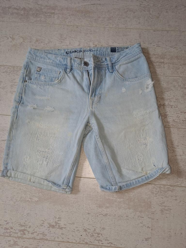 Garcia Jeans korte broek maat 30, Kleding | Heren, Spijkerbroeken en Jeans, W32 (confectie 46) of kleiner, Ophalen of Verzenden