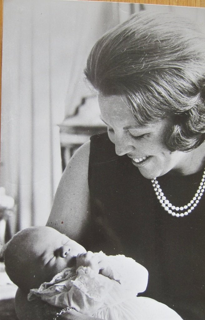 twee keer Beatrix met Willem-Alexander - mei 1967, Verzamelen, Verzenden, 1960 tot 1980, Ongelopen, Overige thema's