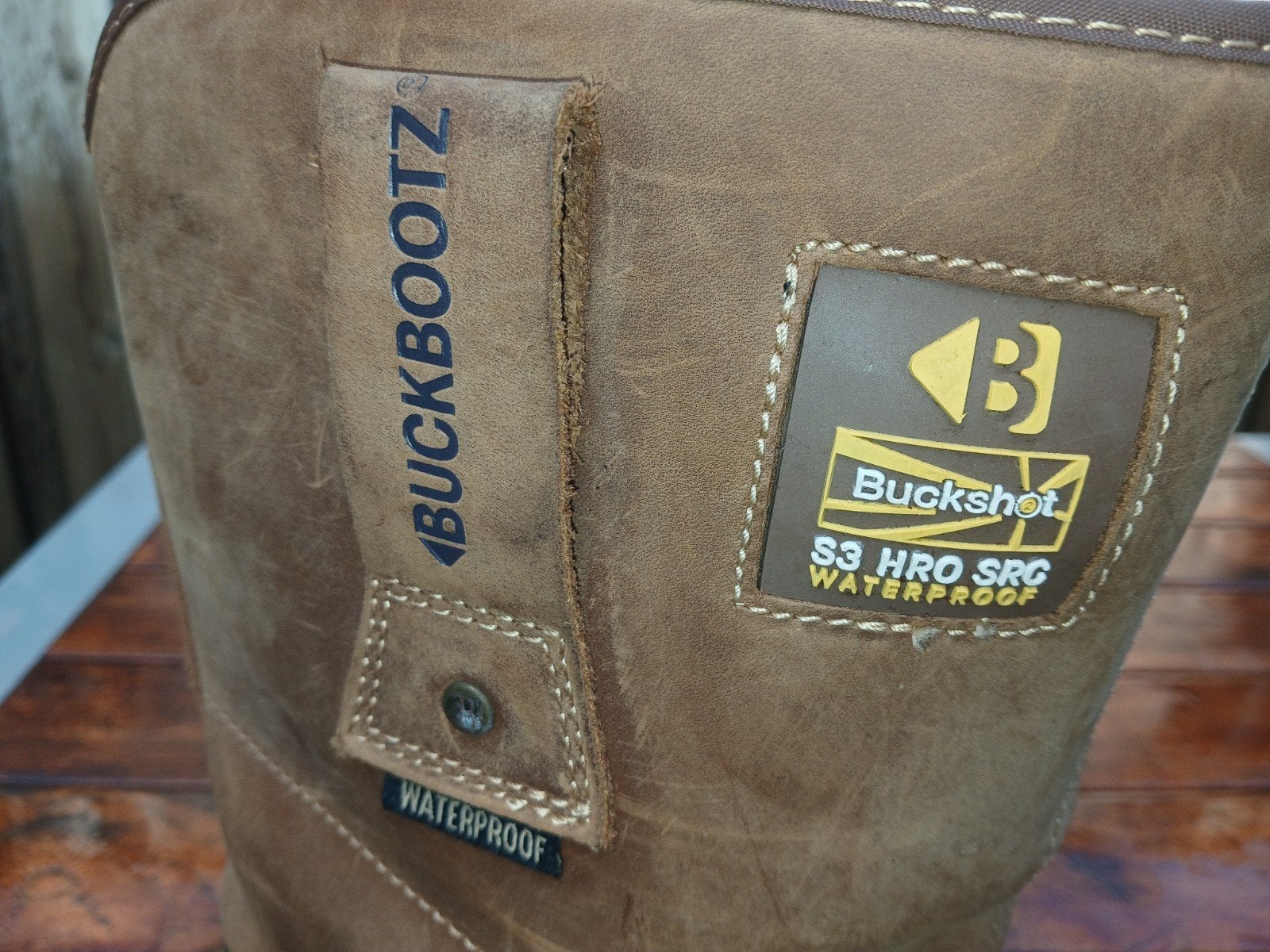 Buckbootz werklaarzen maat 44 ZGAN, Ophalen of Verzenden, Zo goed als nieuw, Heren, Laarzen
