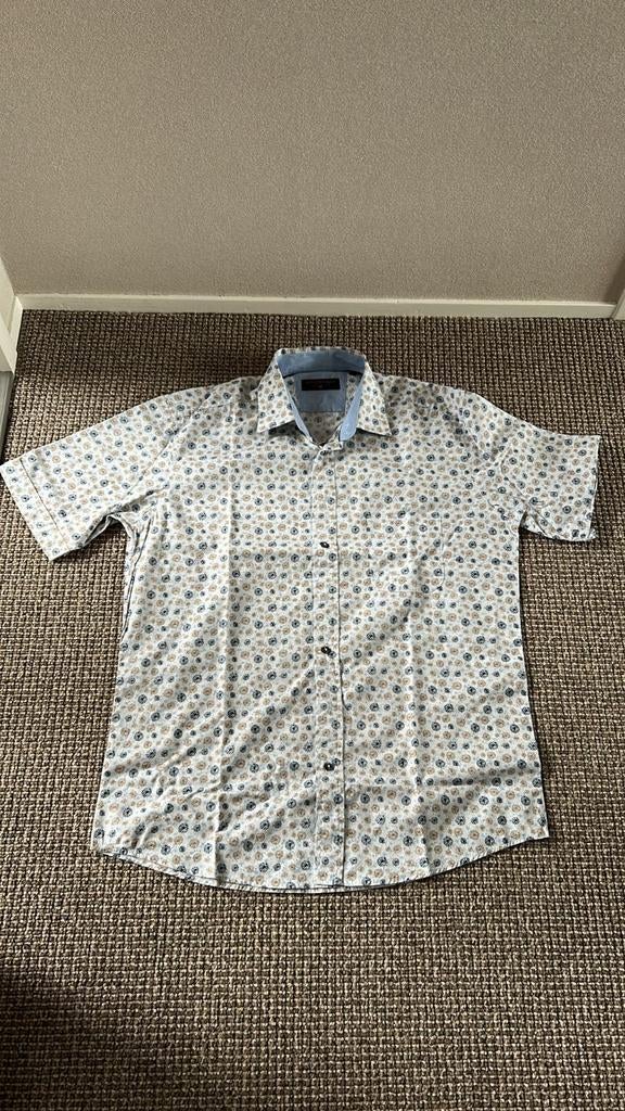 Zgan overhemd, Kleding | Heren, Overhemden, Ophalen of Verzenden, Zo goed als nieuw, Blauw