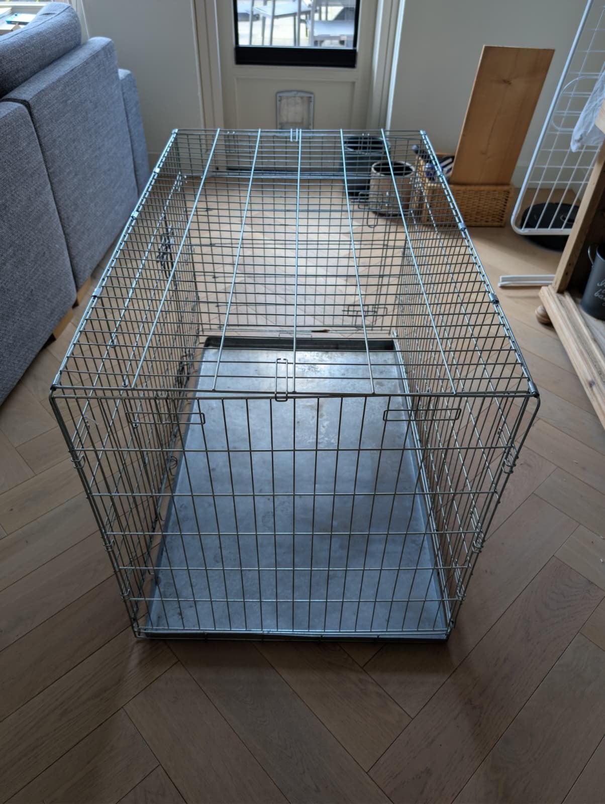 Hondenbench, Dieren en Toebehoren, Hondenhokken, Ophalen, 65 tot 100 cm, Hondenhok, 110 cm of meer