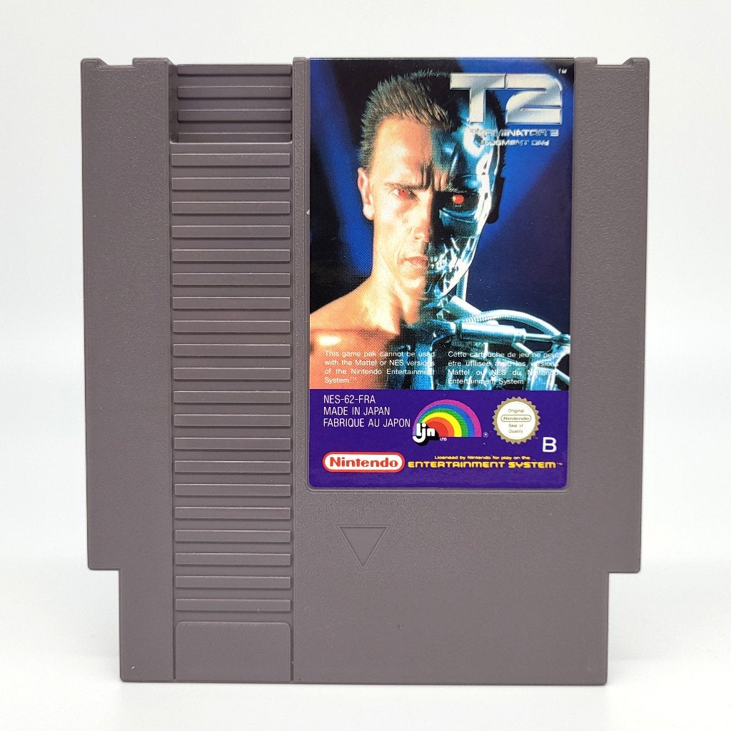 Terminator 2 Judgment Day - Nintendo NES Cartridge - PAL B, Spelcomputers en Games, Games | Nintendo NES, Avontuur en Actie, Gebruikt
