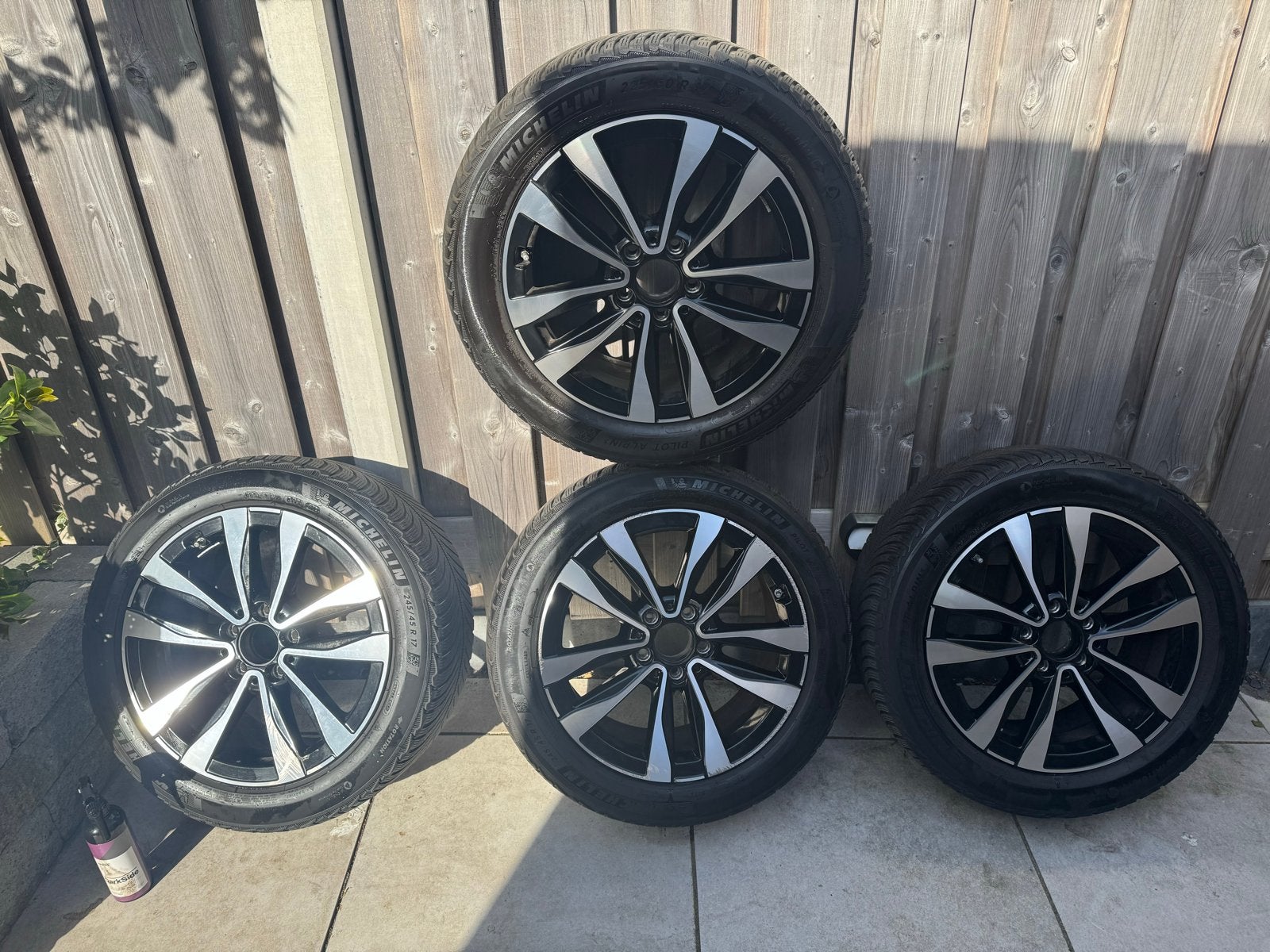 Michelin Pilot Alpin 5 winterbanden met velgen 225/50 R17, Auto-onderdelen, Banden en Velgen, Ophalen, Gebruikt, Banden en Velgen