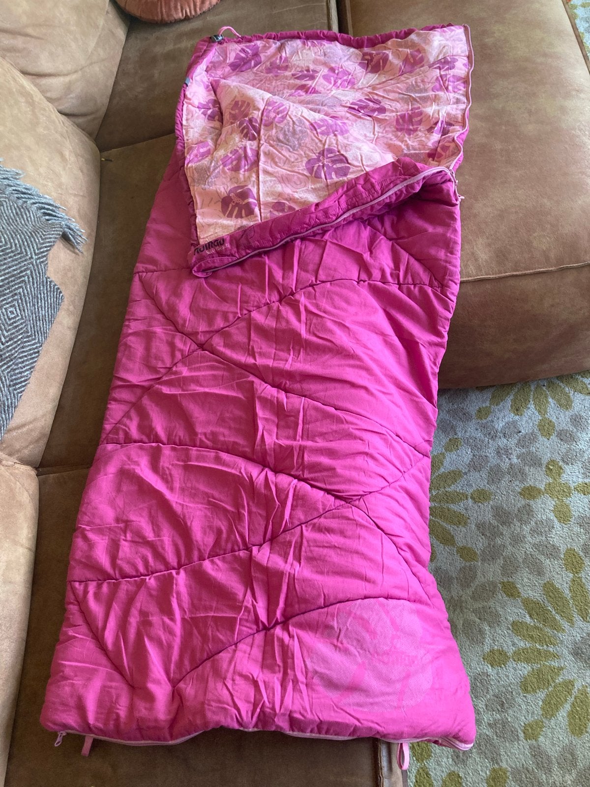 Nomad kinder slaapzak Sleepy Beauty roze, Caravans en Kamperen, Ophalen of Verzenden, Zo goed als nieuw