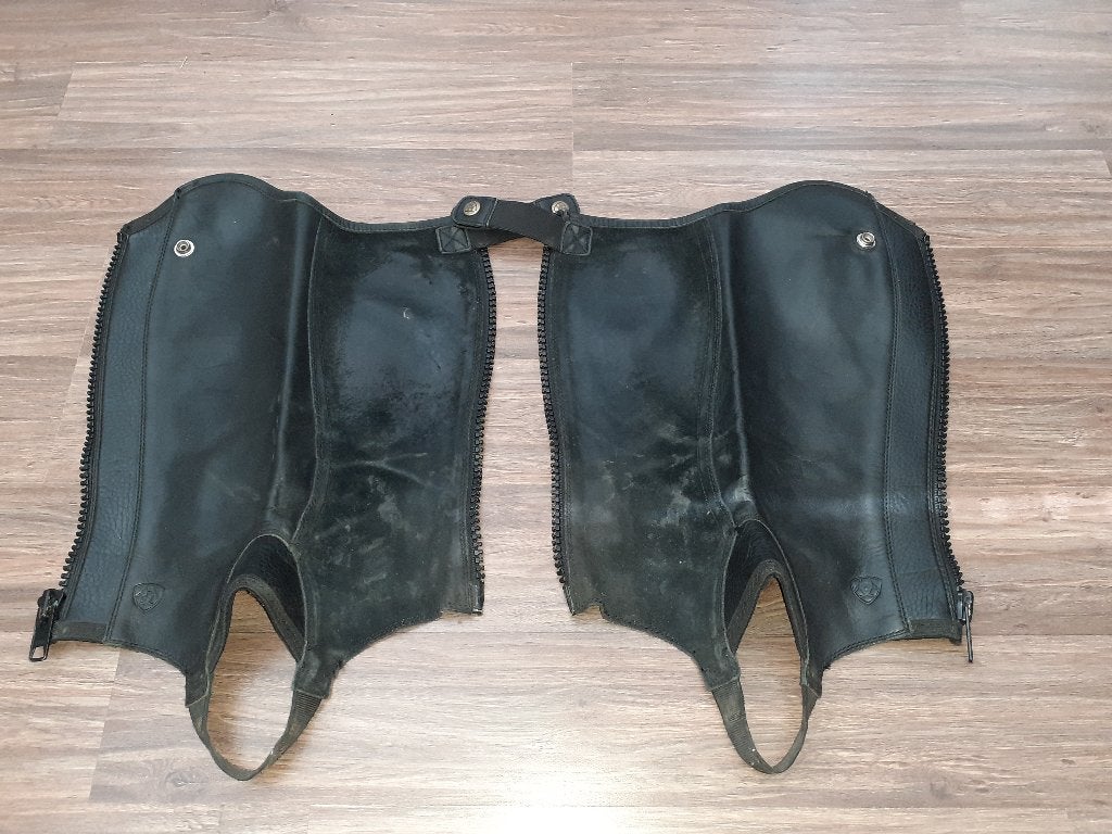 Ariat Youth Junior Concord Chaps, Gebruikt, Kinderen, Ophalen of Verzenden, Zwart