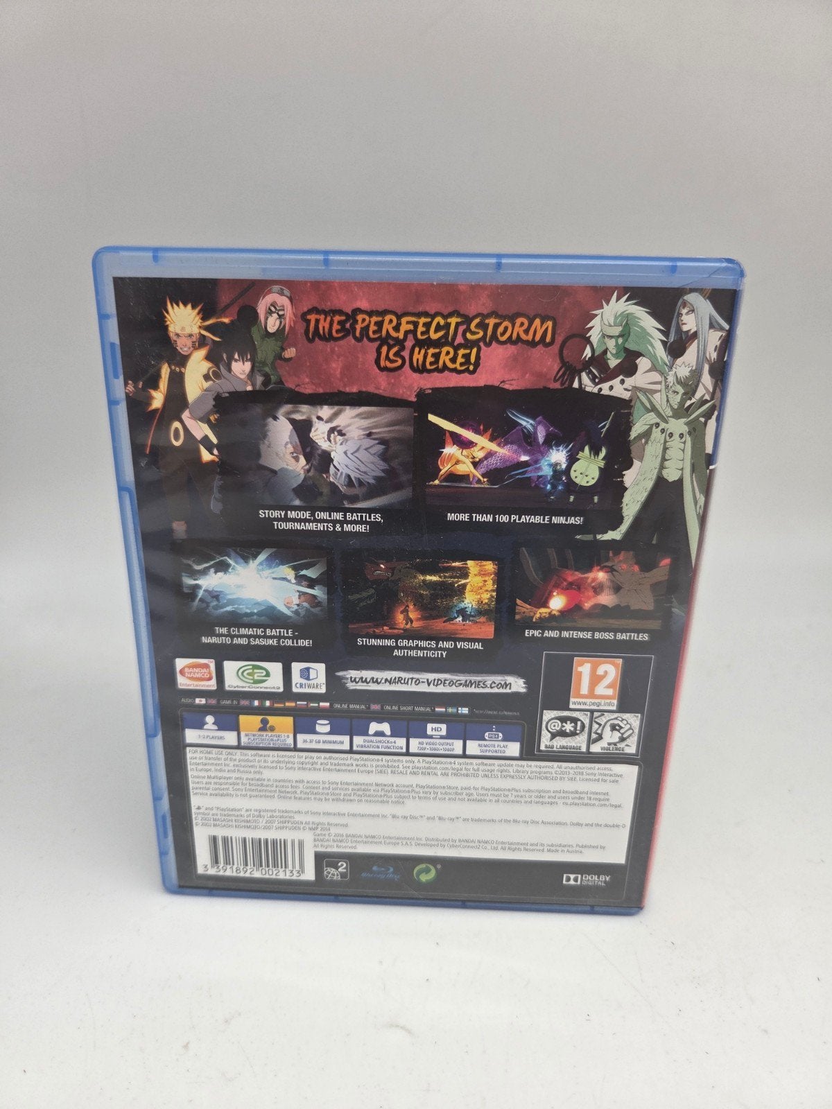 Naruto Shippuden Ultimate Ninja Storm 4 PS4, Vechten, Support@bandainamcoent.eu, 2-14-1, Shiba, Minato-ku, Tokyo, Japan, 2 spelers