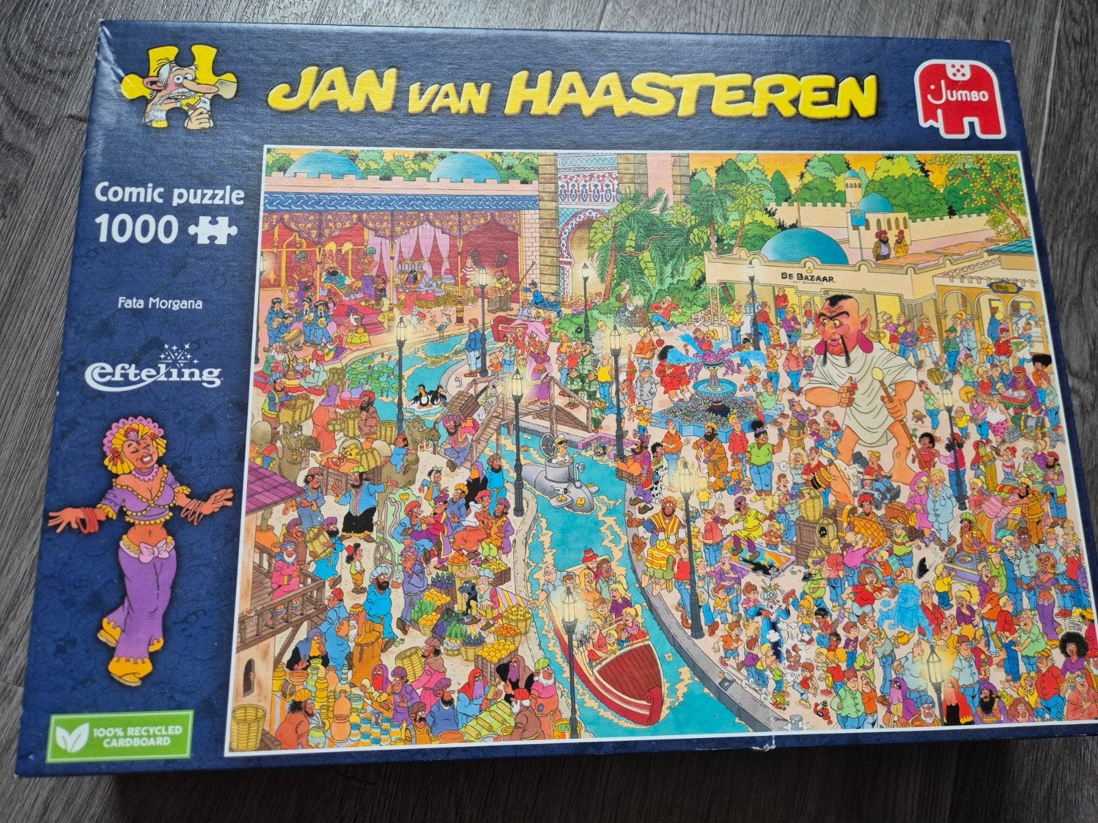 jan van haasteren efteling fata morgana 1000 stukjes, Ophalen of Verzenden, 500 t/m 1500 stukjes, Zo goed als nieuw