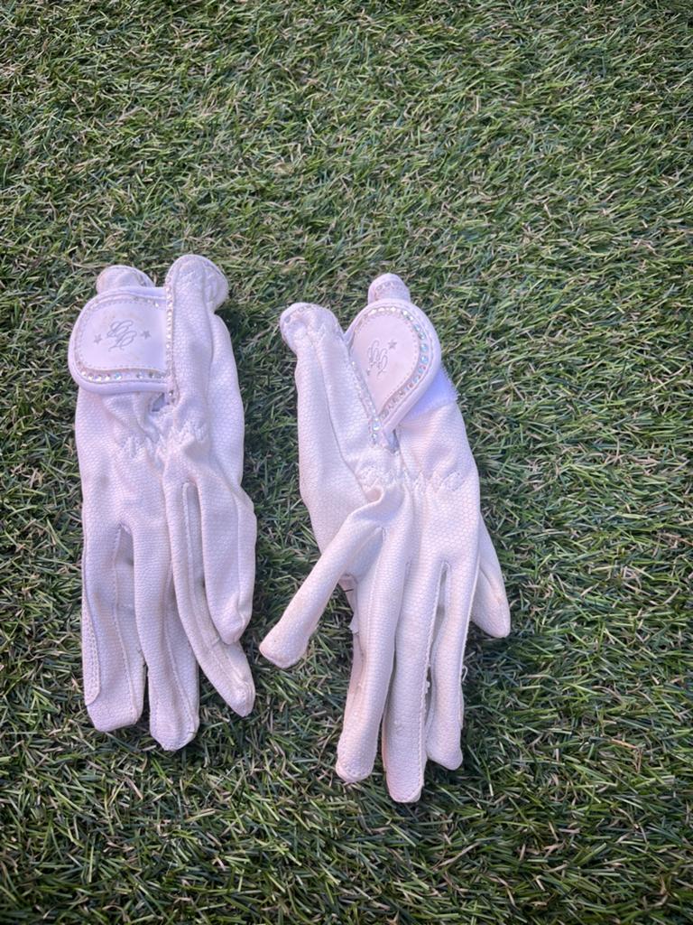 Witte handschoenen, Ophalen of Verzenden, Gebruikt, Dressuur, Overige typen