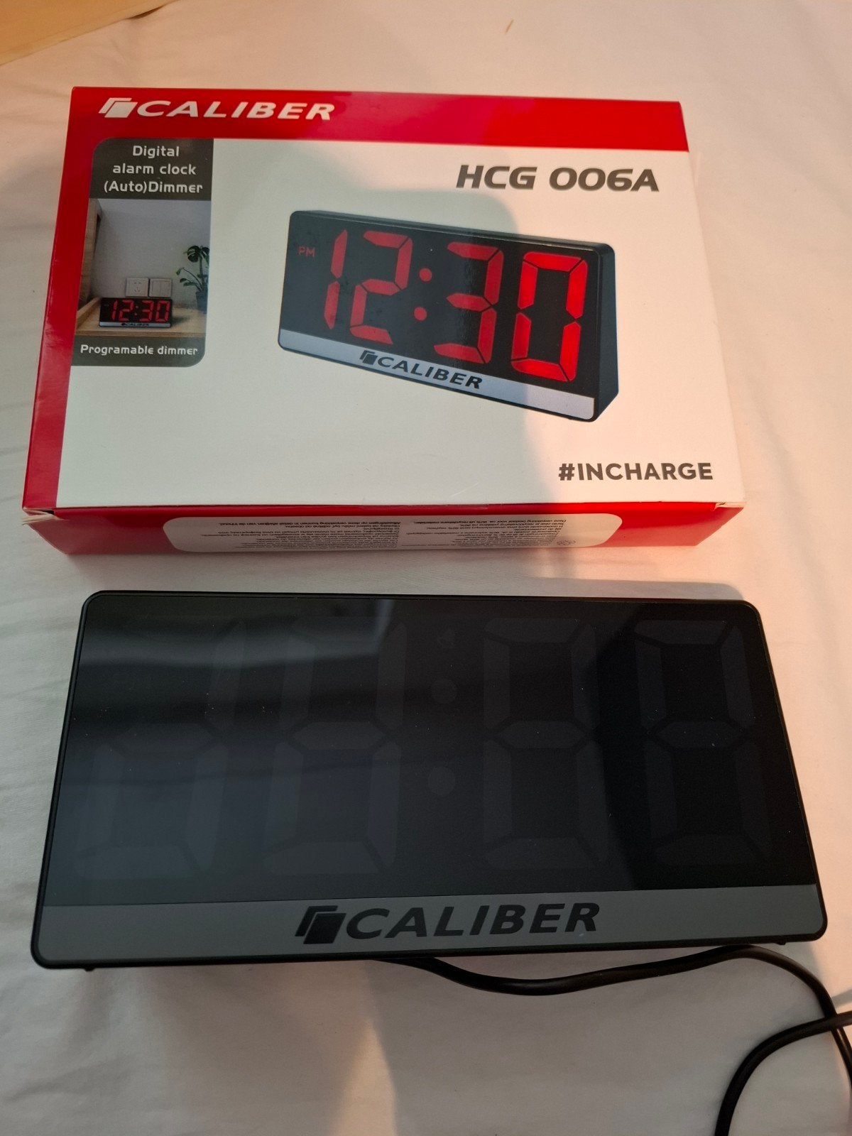 CALIBER HCG 097A clock klok wekker, Ophalen of Verzenden, Zo goed als nieuw, Digitaal