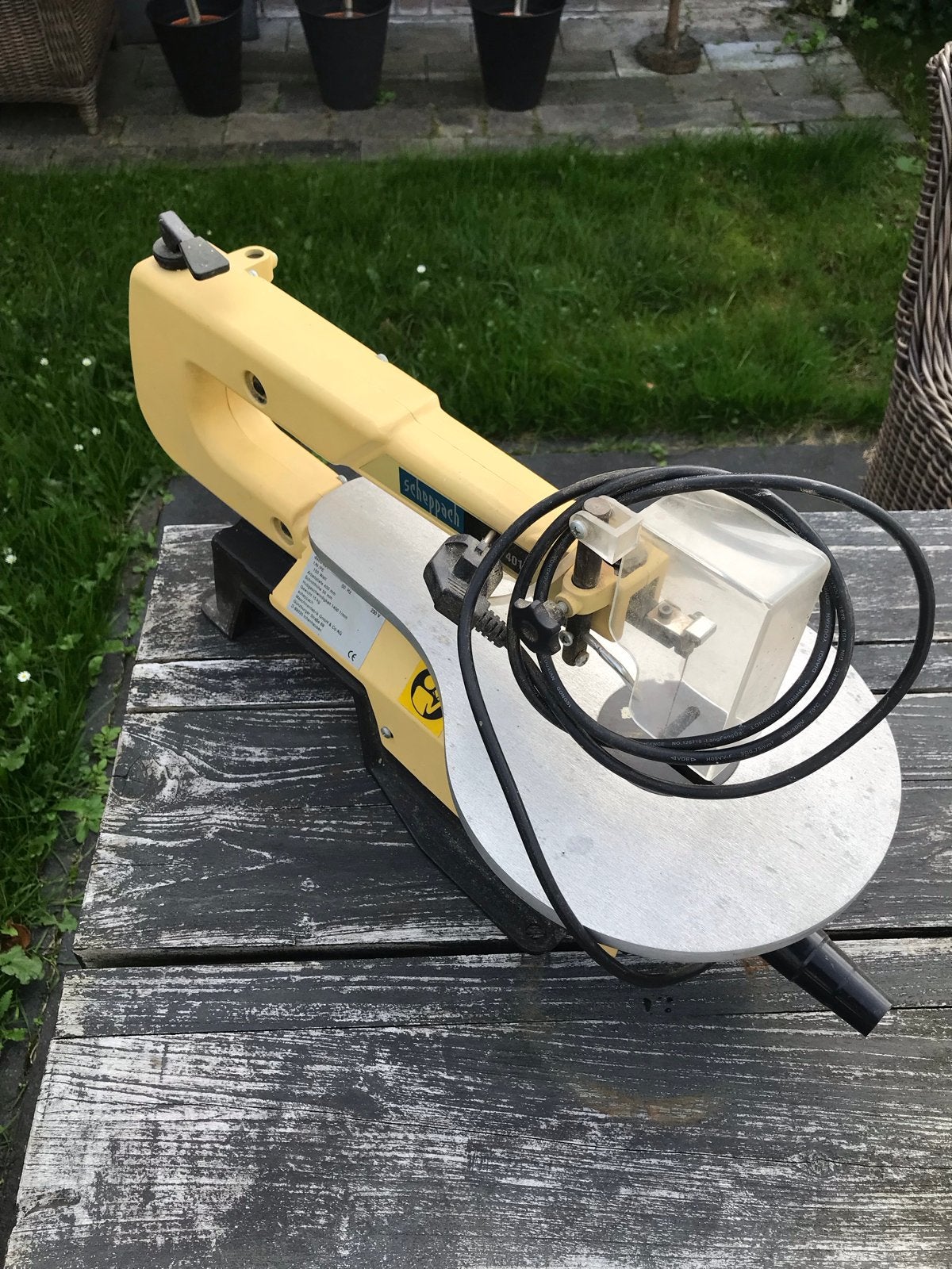 Scheppach Deco 401 Figuurzaag - Gebruikt, Ophalen, Gebruikt, 30 tot 70 mm, Figuurzaag