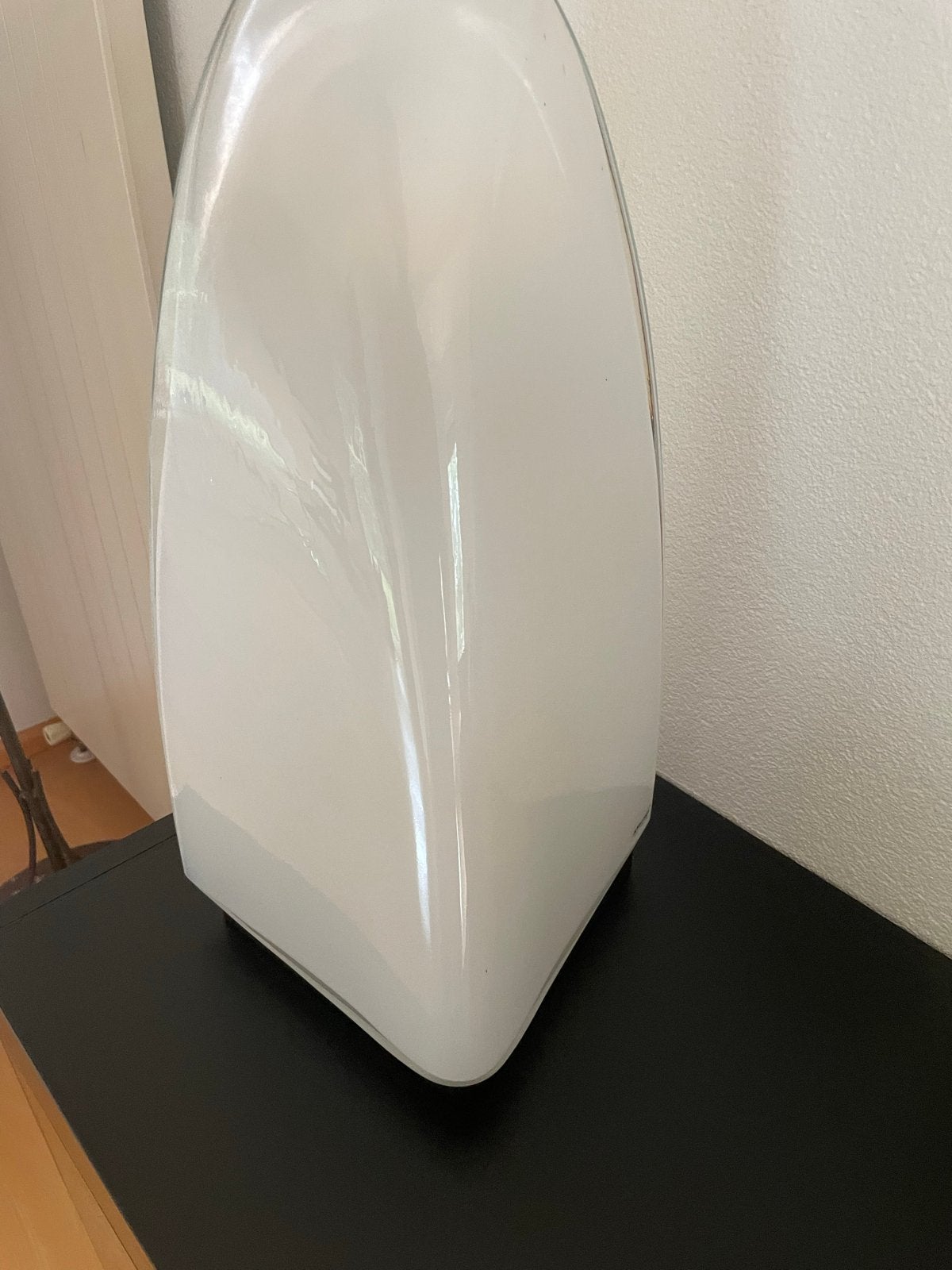 AV Mazzega Murano Tafellamp - Wit Glas, Modern Design, Ophalen, Overige merken, Met stekker, Modern