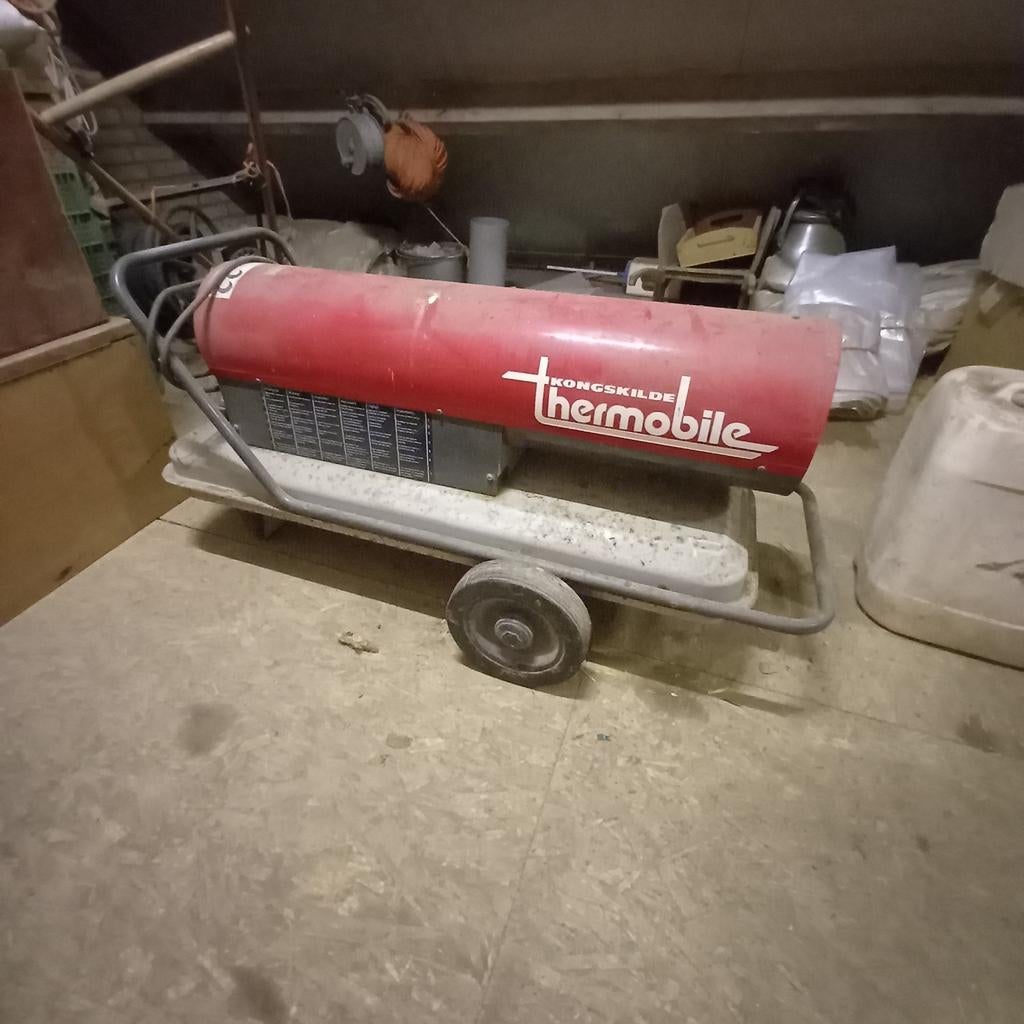 Kongskilde Thermobile Kachel - Krachtige Verwarming, Doe-het-zelf en Verbouw, Gebruikt, Kachel, 150 cm of meer, Ophalen of Verzenden
