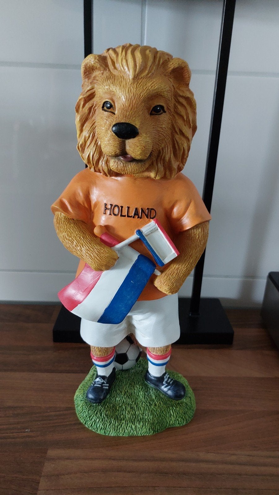 Oranje Leeuw Voetbal Fan Beeldje - Holland, Verzamelen, Beelden en Beeldjes, Ophalen, Zo goed als nieuw, Dier