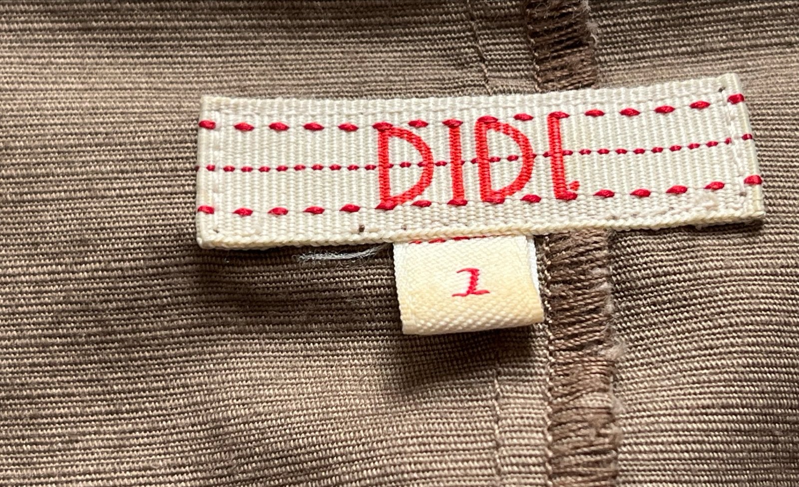 DIDI Bruine Jas met Ruches en Ceintuur - Maat S, Ophalen of Verzenden, Zo goed als nieuw, Maat 38/40 (M), Bruin