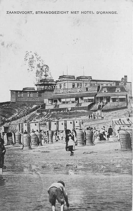 300-461-023 Zandvoort Strandgezicht met Hotel d orange, Verzenden, Voor 1920, Noord-Holland