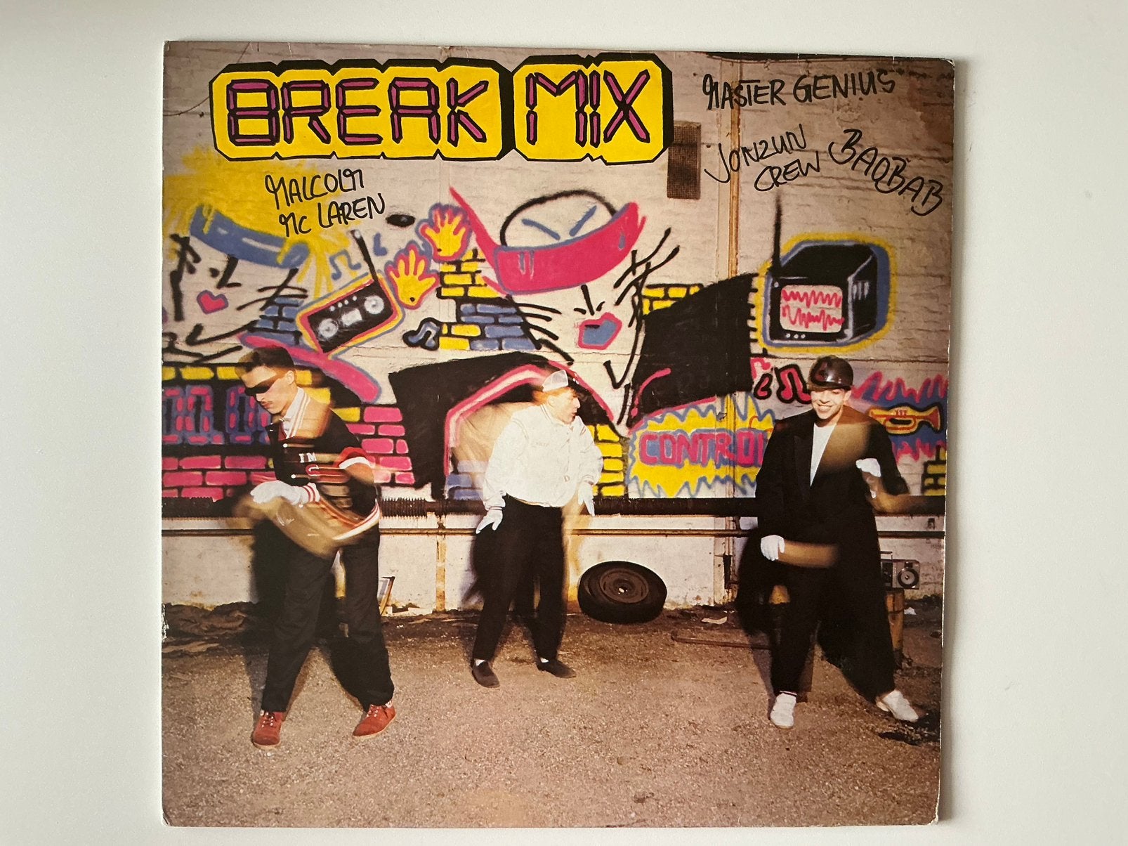 Break Mix LP break beats  electro HI NRG disco, Cd's en Dvd's, Vinyl | Dance en House, Ophalen of Verzenden, Gebruikt