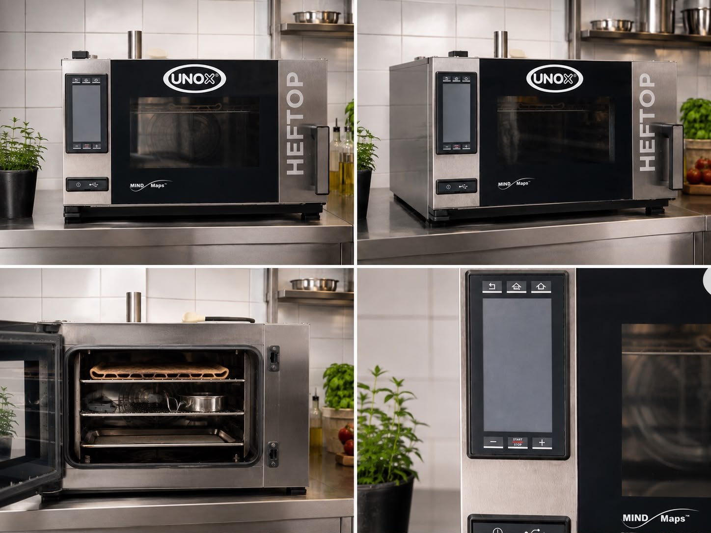 UNOX CHEFTOP MIND.Maps PLUS XEVC-0311-EPR, Witgoed en Apparatuur, Ophalen, Zo goed als nieuw, Stoom, 60 cm of meer