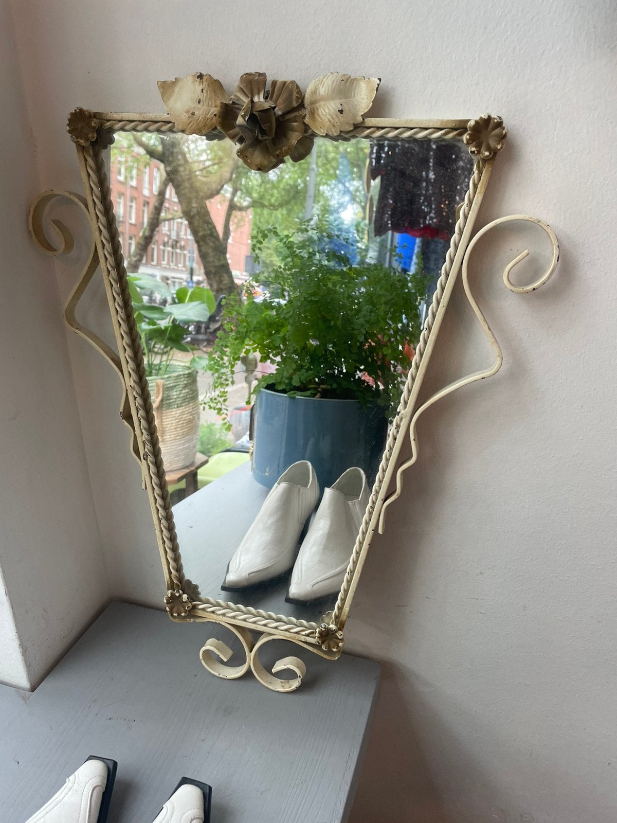 Spiegel, Huis en Inrichting, Woonaccessoires | Spiegels, Ophalen, Minder dan 50 cm, Gebruikt, Minder dan 100 cm