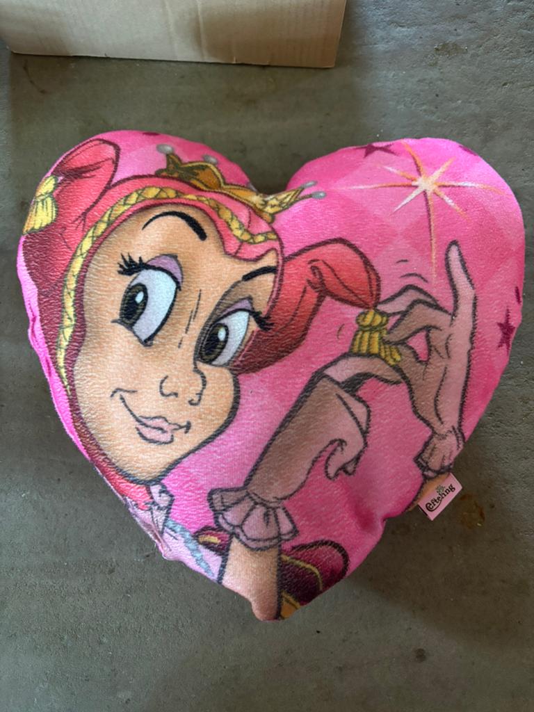 Efteling Pardijn kussentje in de vorm van een hartje, Verzamelen, Ophalen of Verzenden