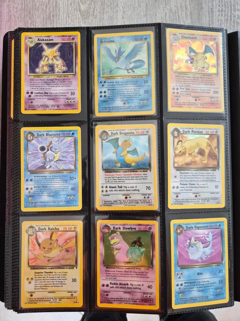 Complete legendary collection set 110/110 cards, Ophalen of Verzenden, Gebruikt, Meerdere kaarten, Foil