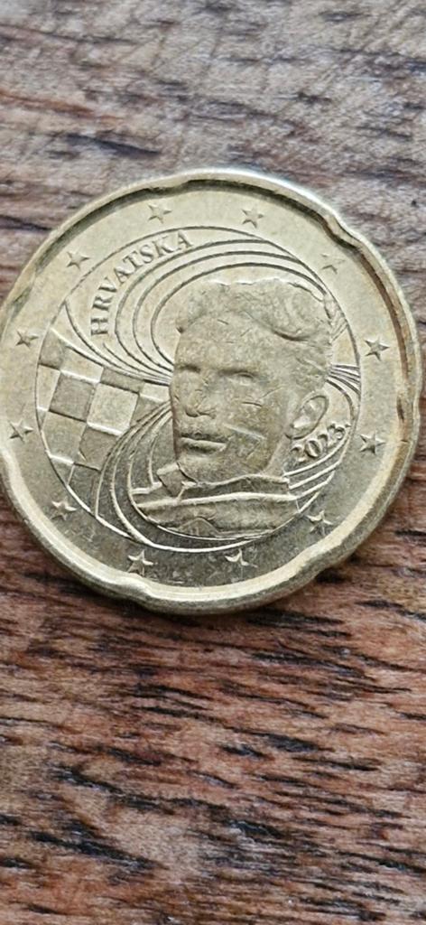 20 cent munt Nikola Tesla 2023, Ophalen of Verzenden, Overige landen, 20 cent