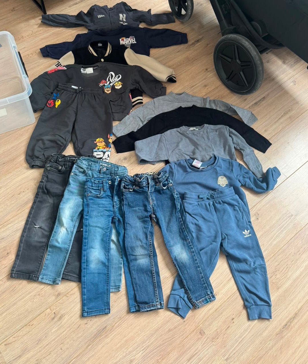 Jongens kleding maat 98 tot 104, Ophalen, Gebruikt, Maat 98